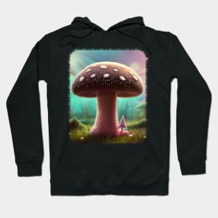 Realistic and Aesthetic Mushroom Hoodie